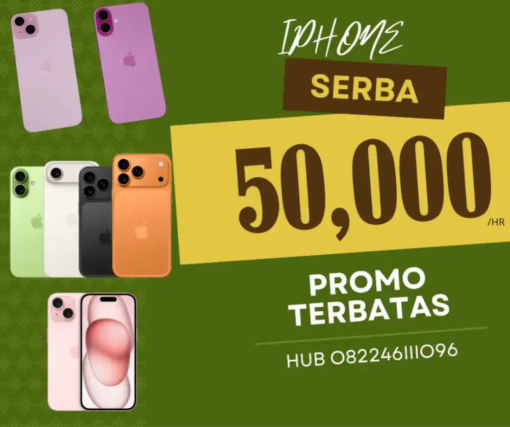 IPHONE 17 PROMAX SERBA 50AN