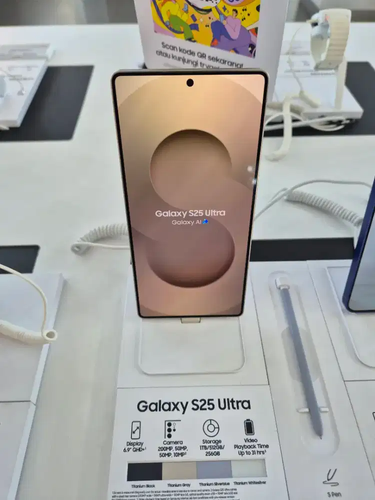 S25 Ultra 12/256GB promo nambah 750k dapet TV samsung