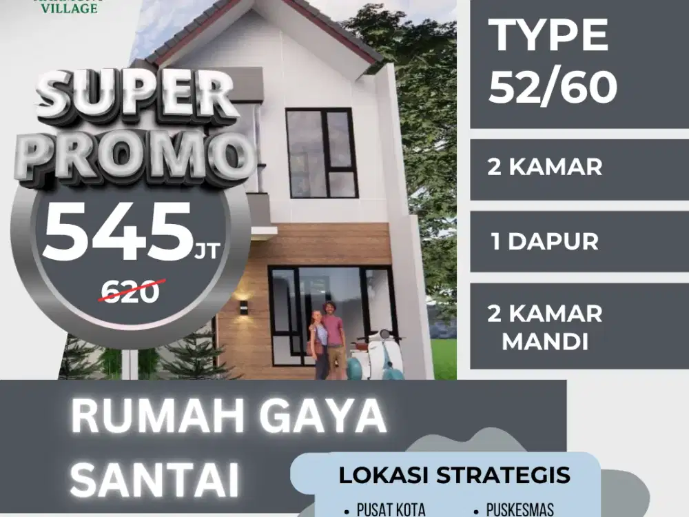 Wujudkan rumah impian 2 lantai dengan diskon 75jt!
