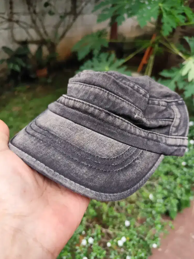 Topi bahan Washed Jeans