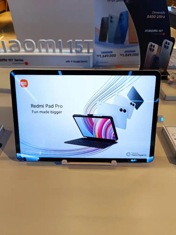 Xiaomi Redmi Pad Pro
Cicilan mulai dari 500 ribuan  aja ...