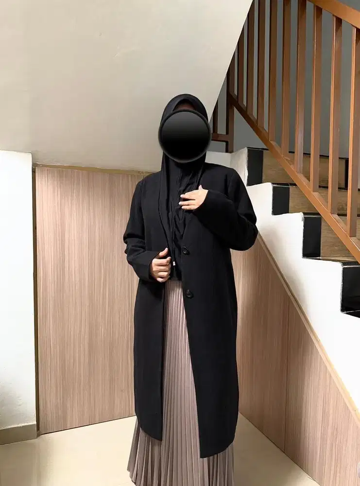 Coat Winter Tebal Black Galcier LD 102