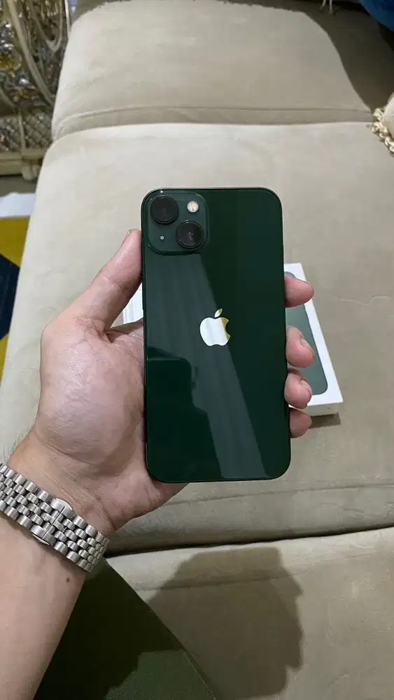Jual iPhone 13 Green 128gb iBox