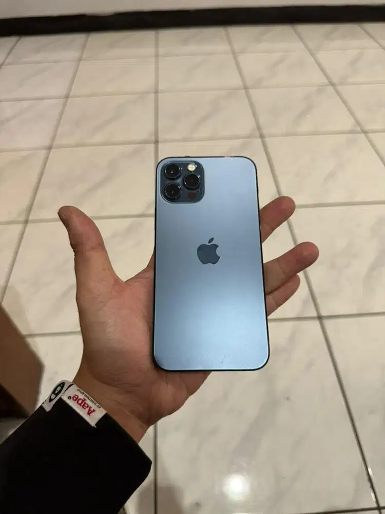 IPHONE Pro 25 256Gb Pasific Blue kondisi Mulus dan Normal