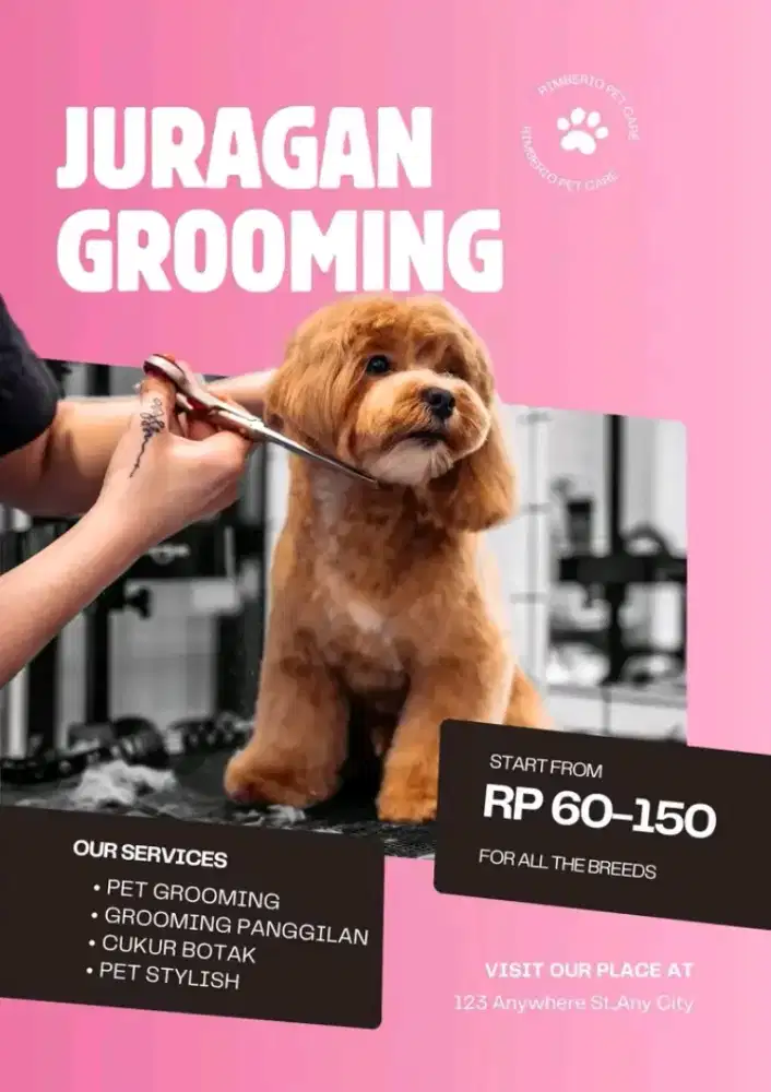 Salon hewan ajing&kucing panggilan datang kerumah