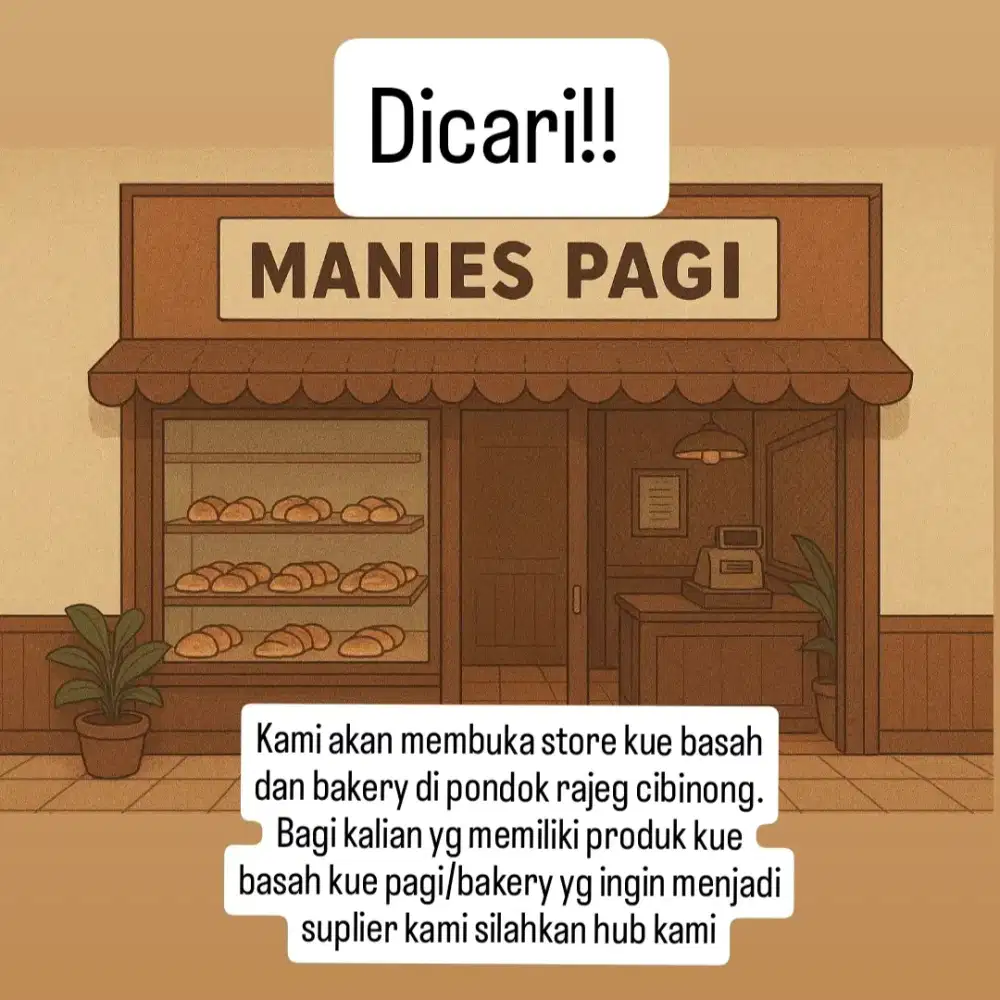 Dicari pemilik produk kue basah dll