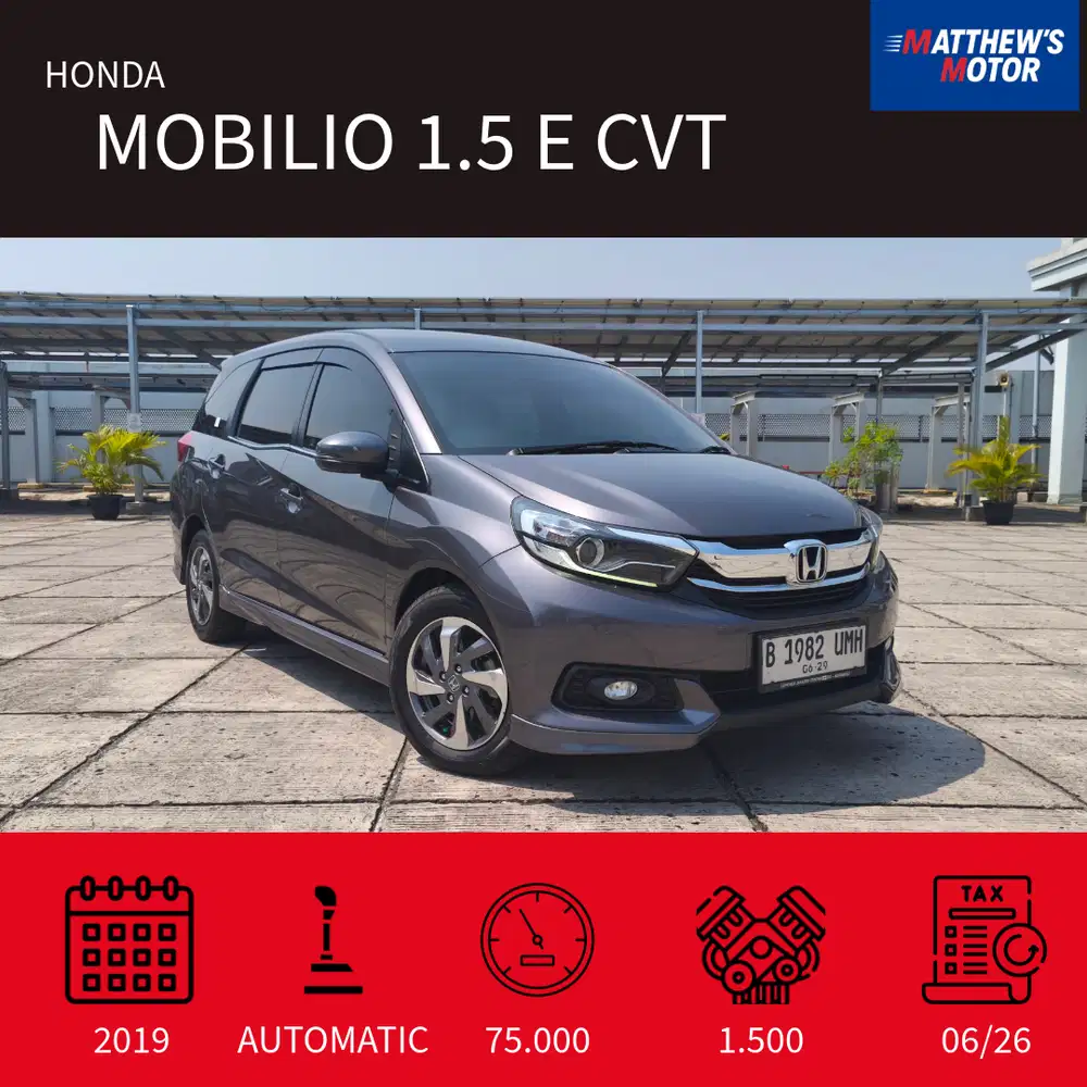 Honda Mobilio 1.5 E CVT 2019