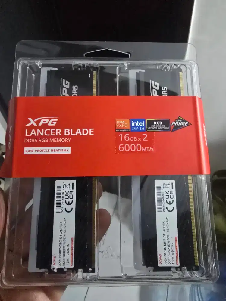 16Gb DDR5 2X 8Gb 6000MHZ