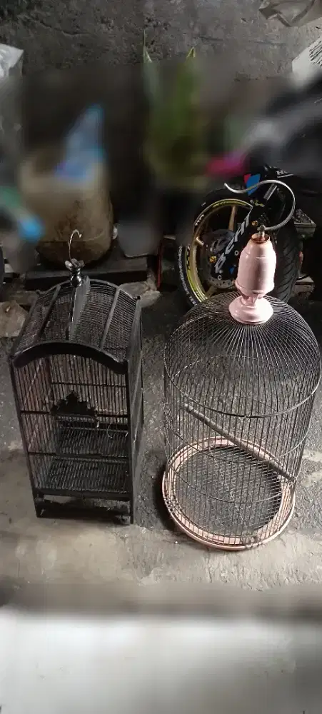 Kandang burung bekas