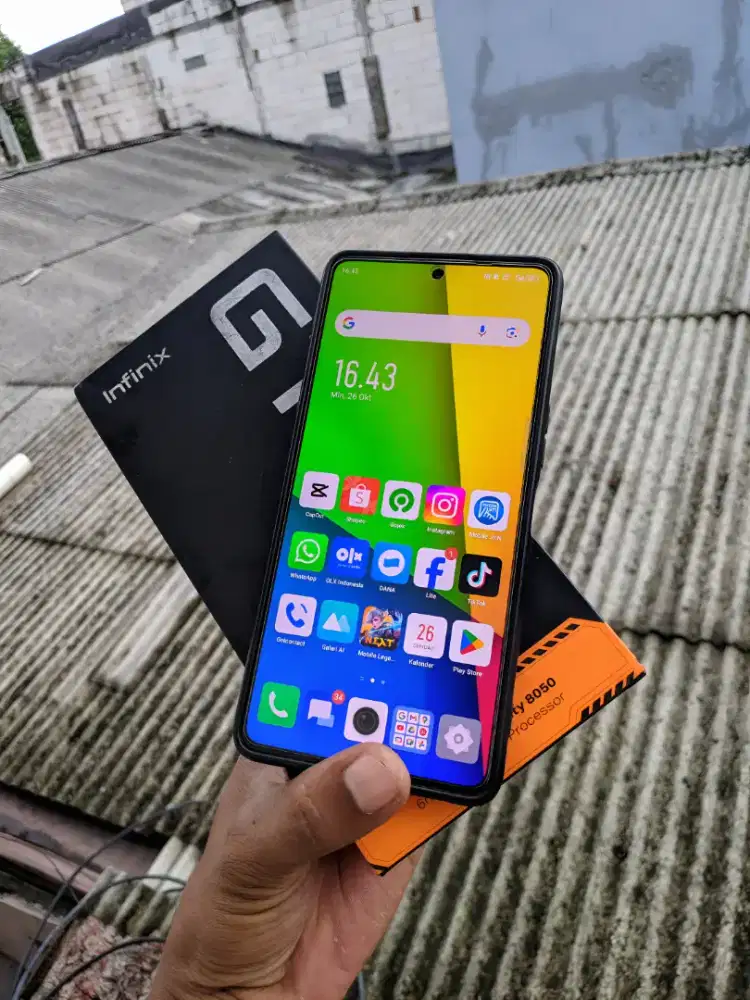 Infinik gt 10 pro 8+8/256gb NFC 5G sepek gaming