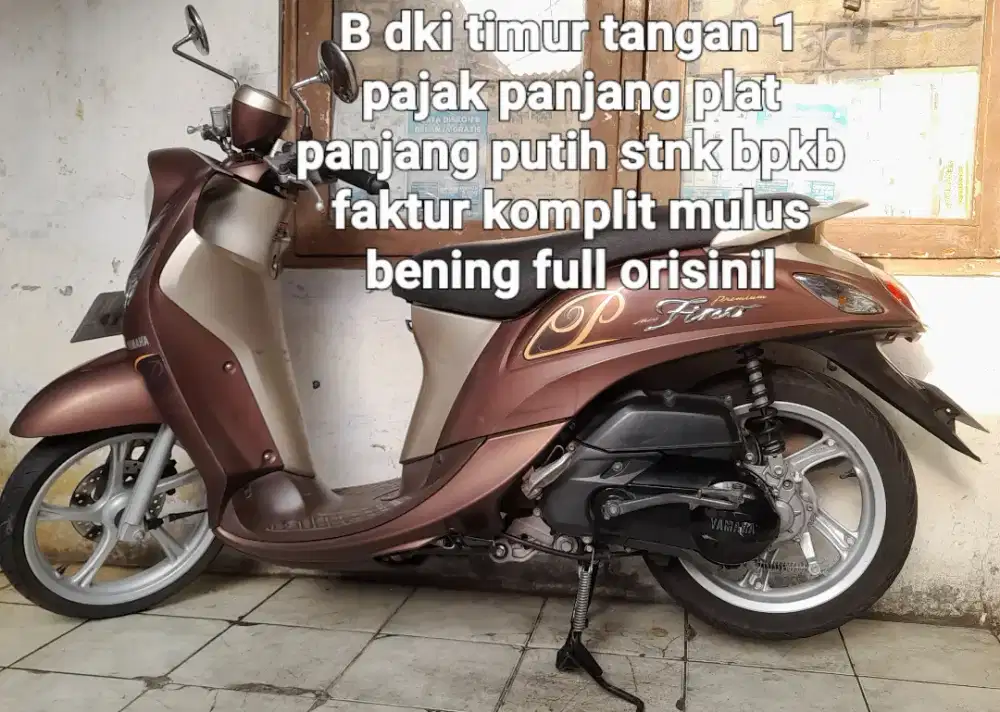 Yamaha Fino 2020 blue core 125 cw asli Coklat B dki timur tangan 1