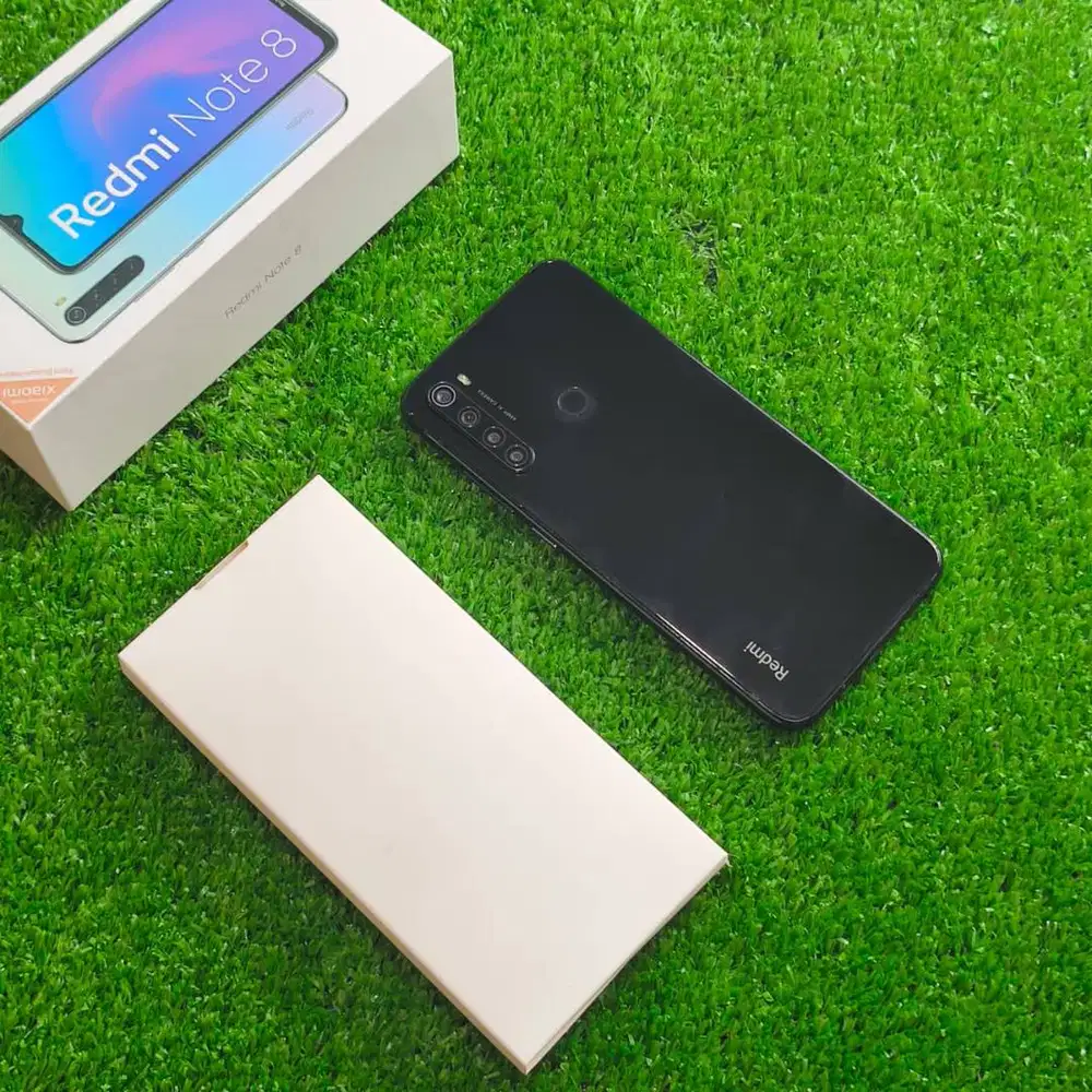 Redmi note 8 Space Black 4/64Gb Pernah service ganti Baterai & tombol