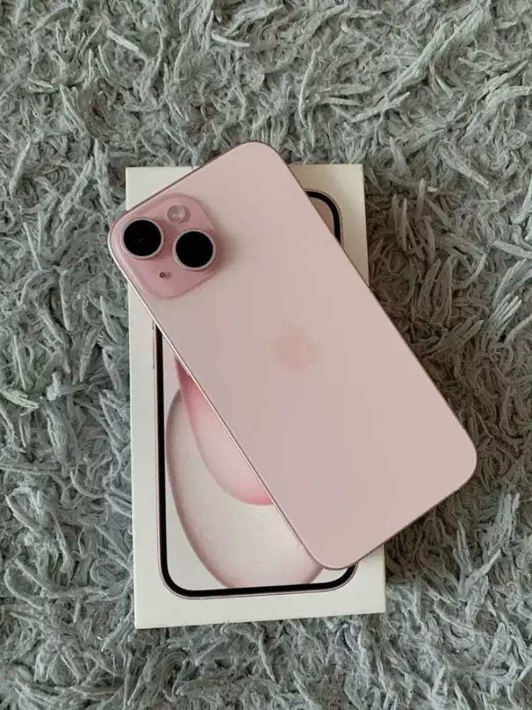 Ready iPhone 15 128gb Pink, Garansi iBox