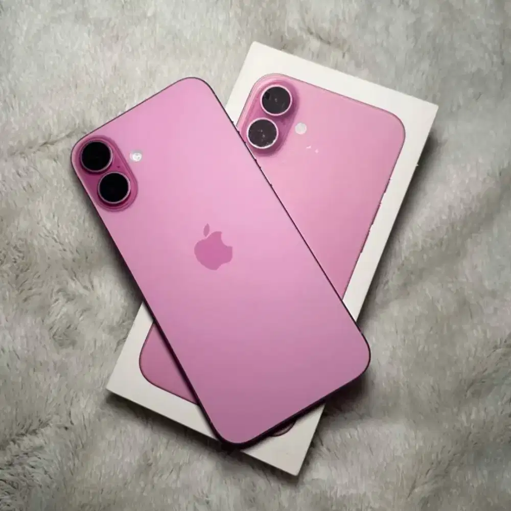 Ready iPhone 16 Plus 128gb Pink, Garansi iBox