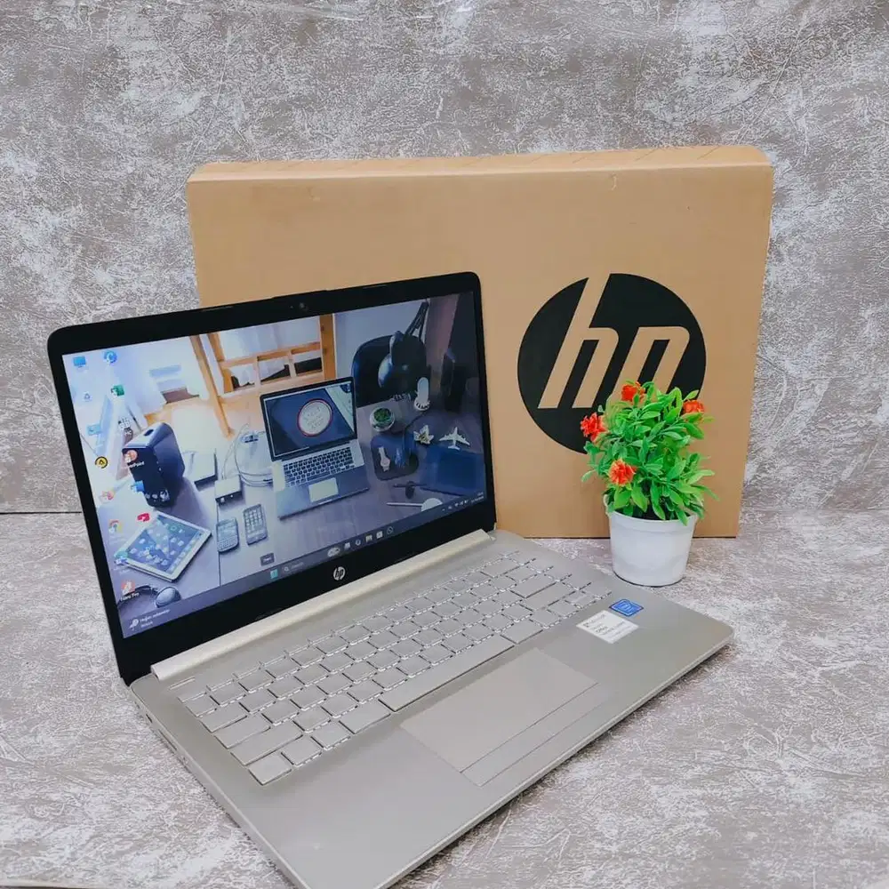 Laptop Hp14s-cf2017Tu Intel Celeron N4020 Ram 8GB SSD 512GB Fullset