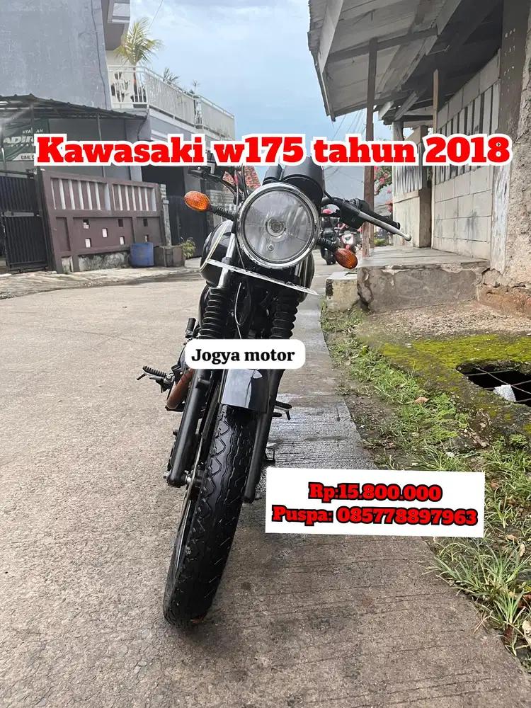 Kawasaki w175 tahun 2018