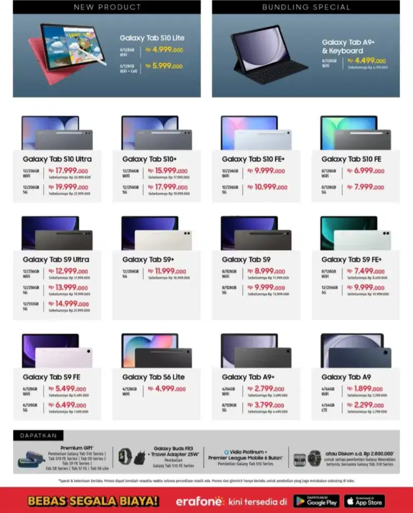 Promo Tabet Bulan Oktober