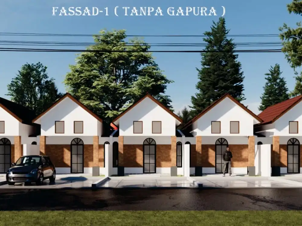 Rumah Minimalis Konsep Heritage di Utara Prambanan 300Jt-an Lahan Luas