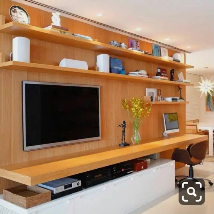 Custom Interior Kitchen Set, Backdrop TV, Lemari, Wardrobe, Kitchenset