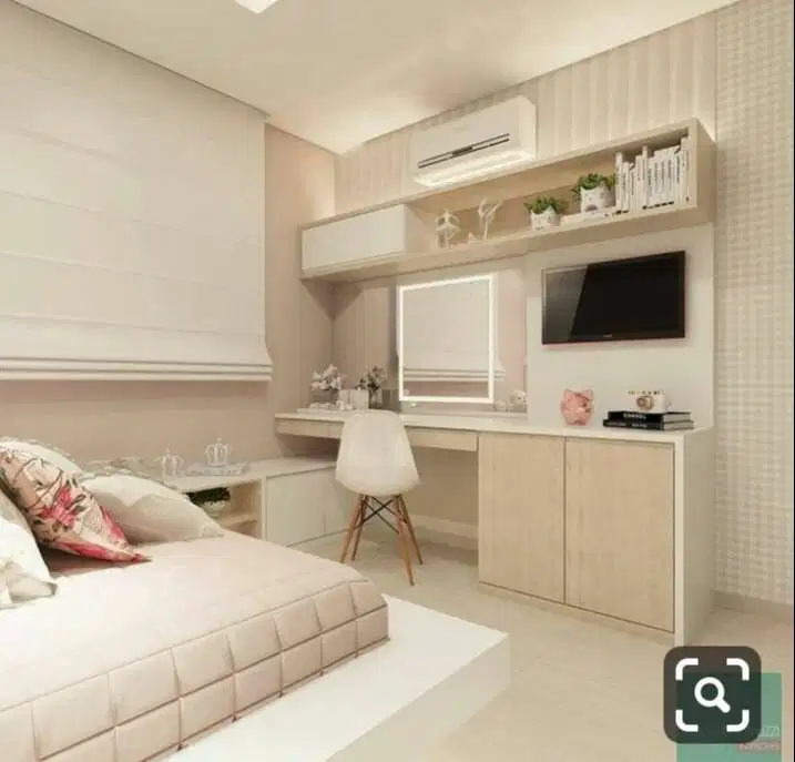 Custom Interior Kitchen Set, Backdrop TV, Lemari, Wardrobe, Kitchenset