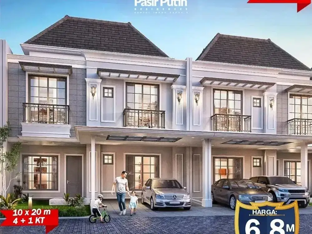 VILLA PASIR PUTIH PIK2, HUNIAN MEWAH TEPI DANAU  FREE SMARTHOME