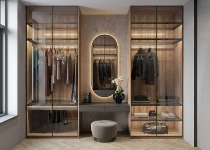 Custom Interior Kitchen Set, Backdrop TV, Lemari, Wardrobe, Kitchenset