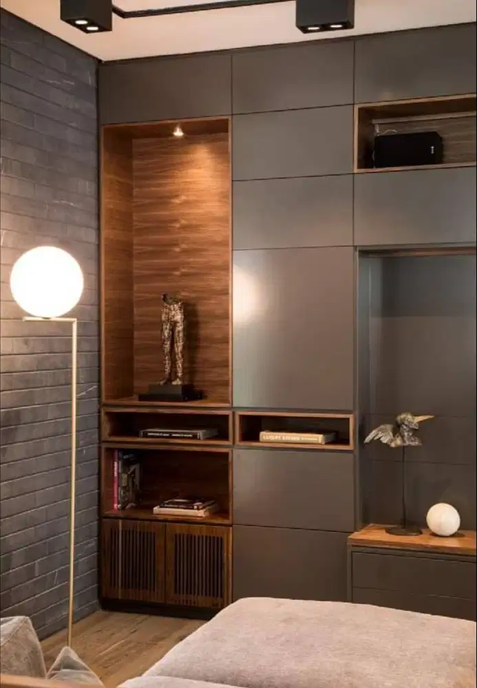 Custom Interior Kitchen Set, Backdrop TV, Lemari, Wardrobe, Kitchenset