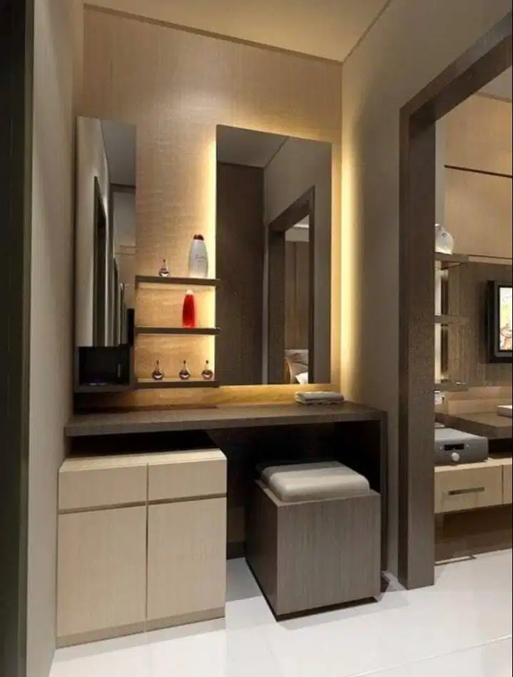 Custom Interior Kitchen Set, Backdrop TV, Lemari, Wardrobe, Kitchenset