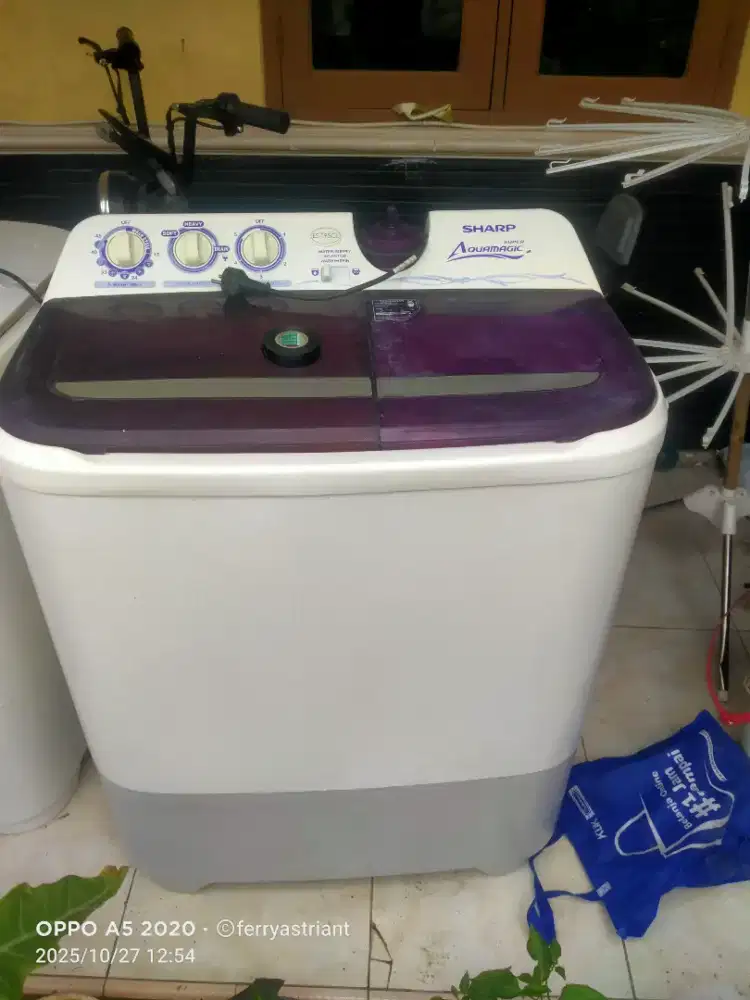 Mesin cuci sharp 2tabung 9.5 kg