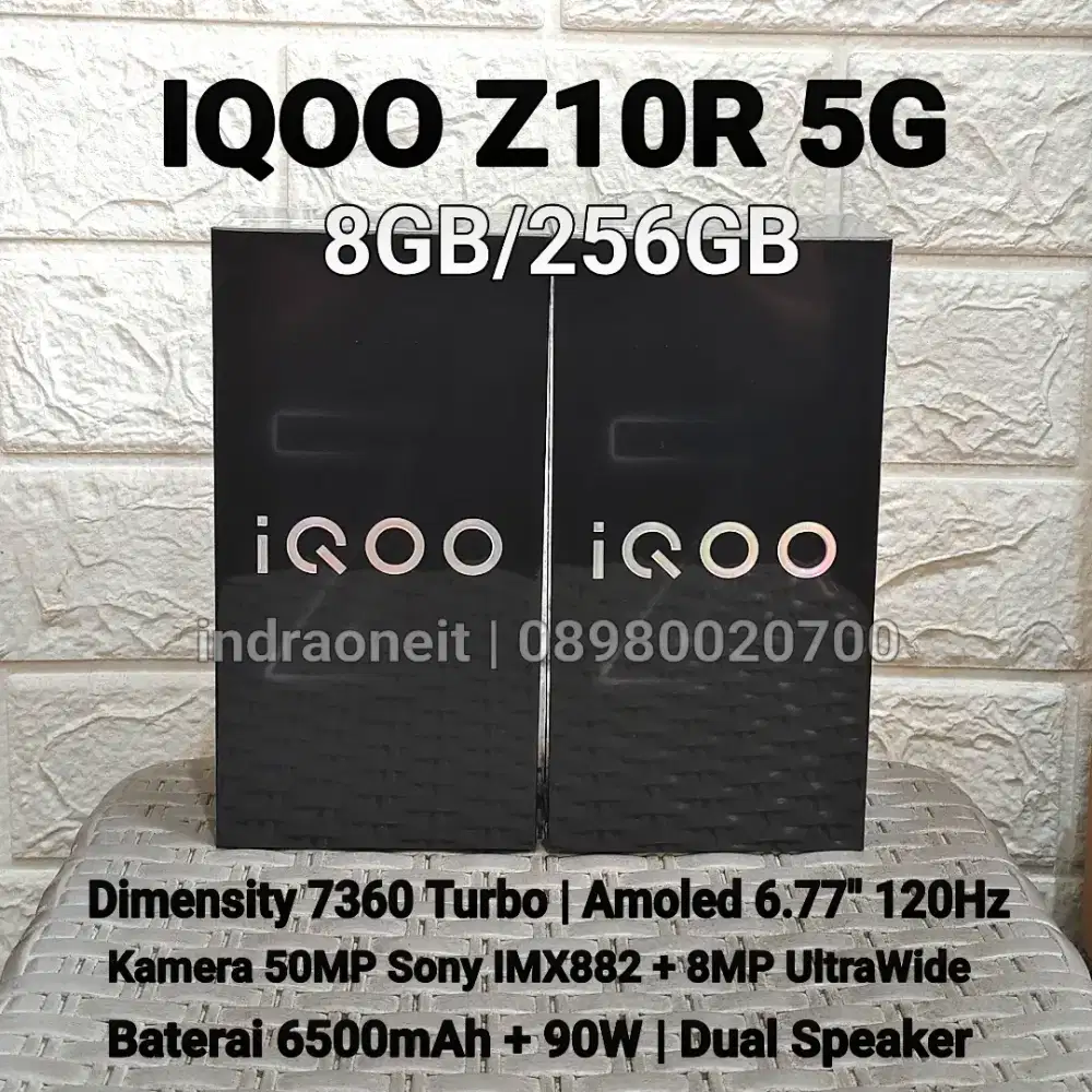 Iqoo Z10R 5G 8/256 New BNIB No Repack Garansi Resmi Vivo