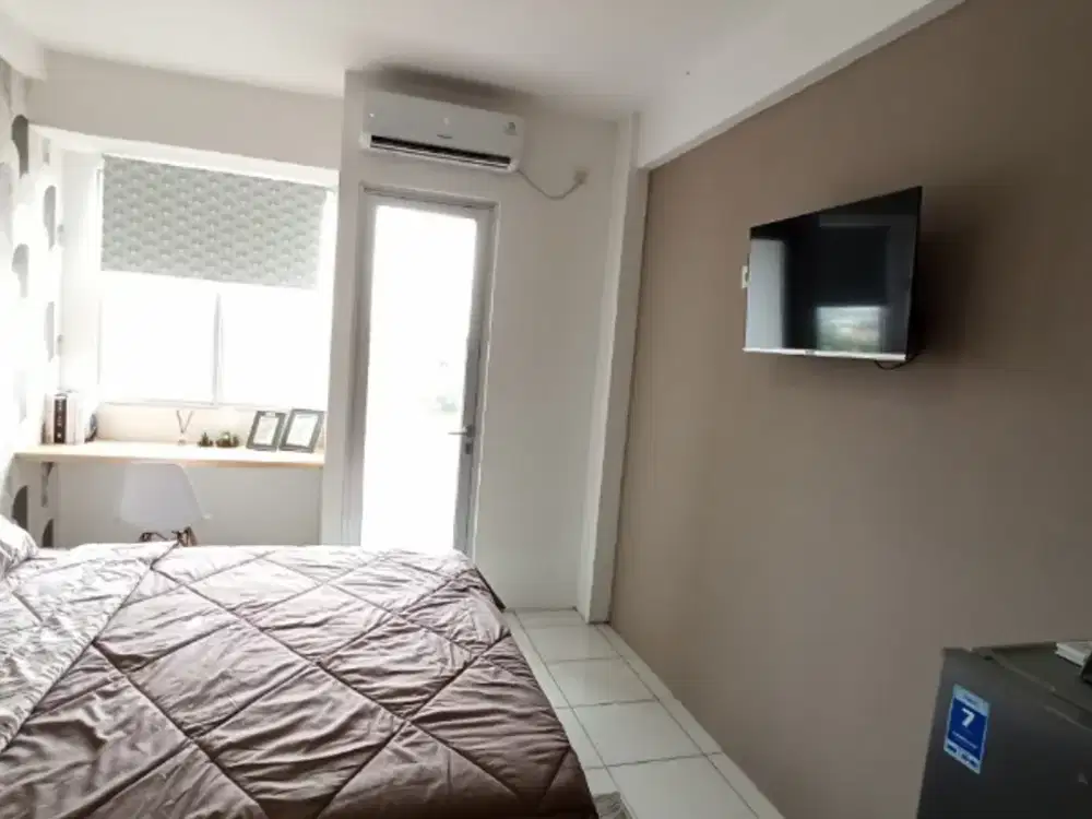 wow apartemen disini cicilan 1,6jt/bln sudah full furnish.