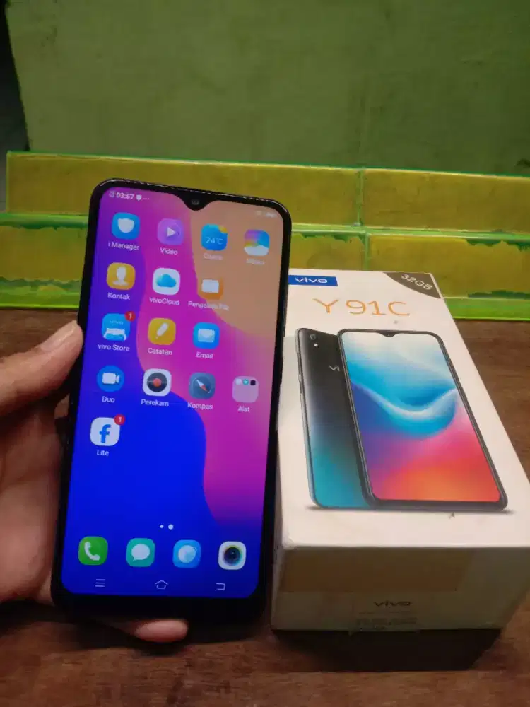 Vivo y91c ram 2/32 original mulus