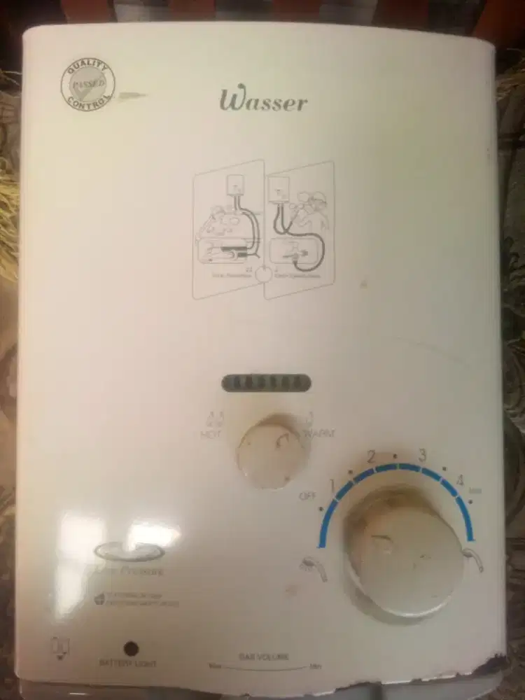 Water heater pemanas LPG siap pakai