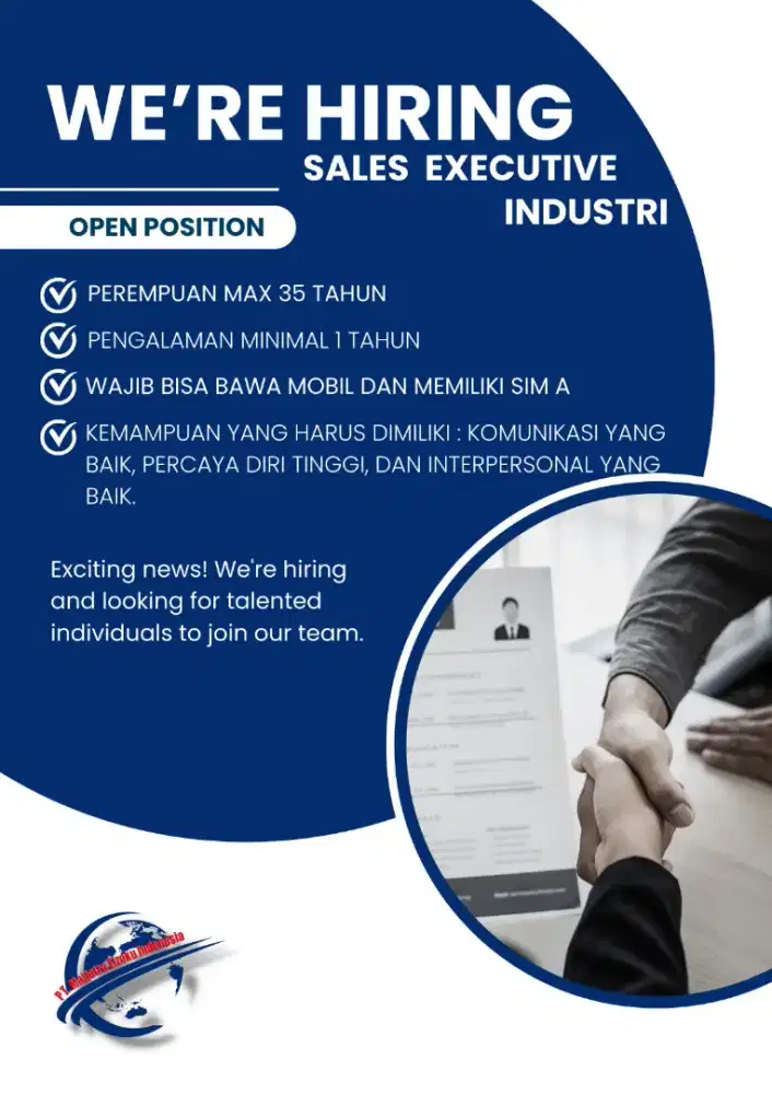 Sales Executive Industri
