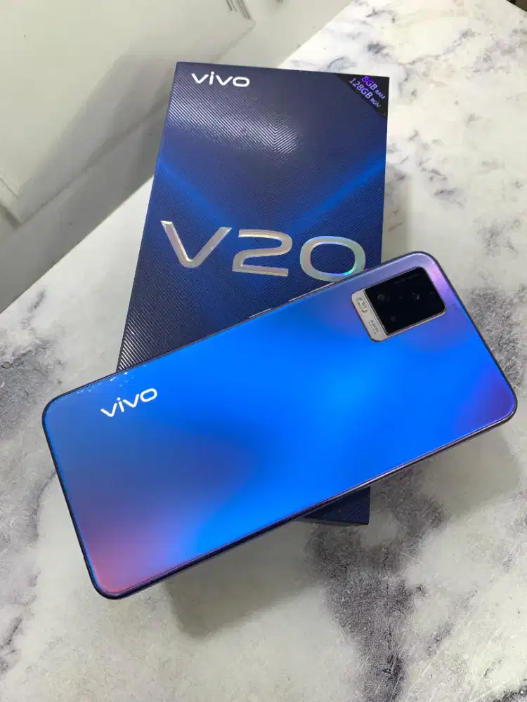 vivo v20 8/128 ungu lengkap