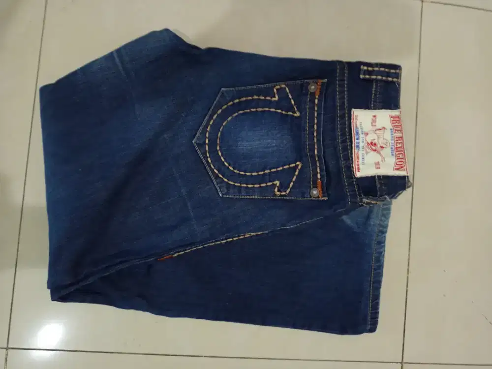 Celana jeans TRUE RELIGION section RAINBOW BOBBY size 35