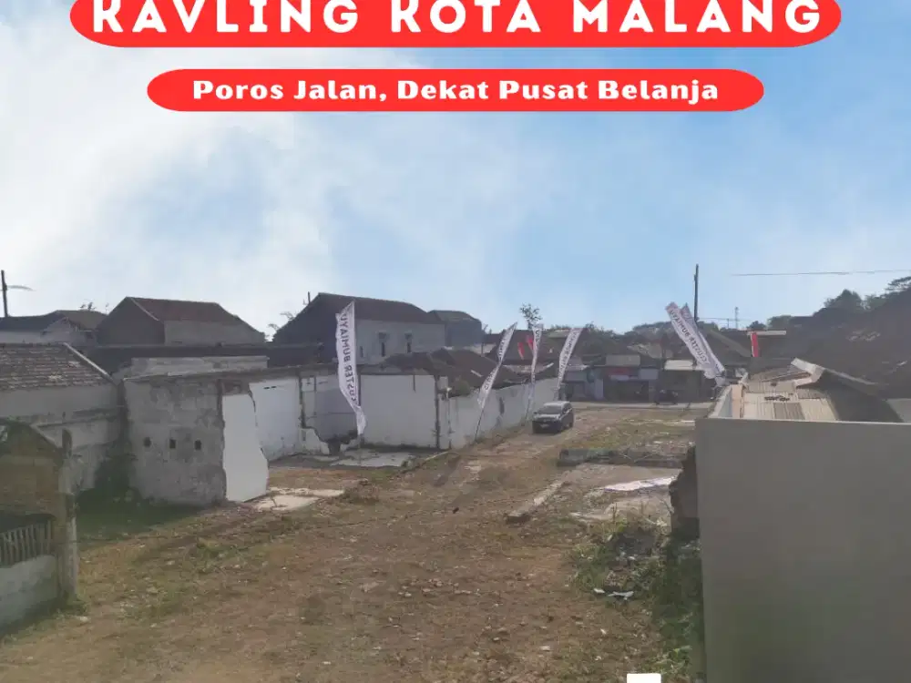 Tanah SHM Split, Siap Bangun Rumah atau usaha, Lokasi Pusat Kota Malang