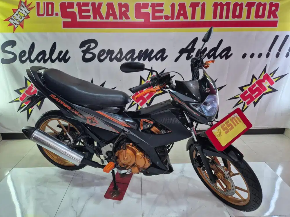 Satria F 150 2014 plat L istimewa