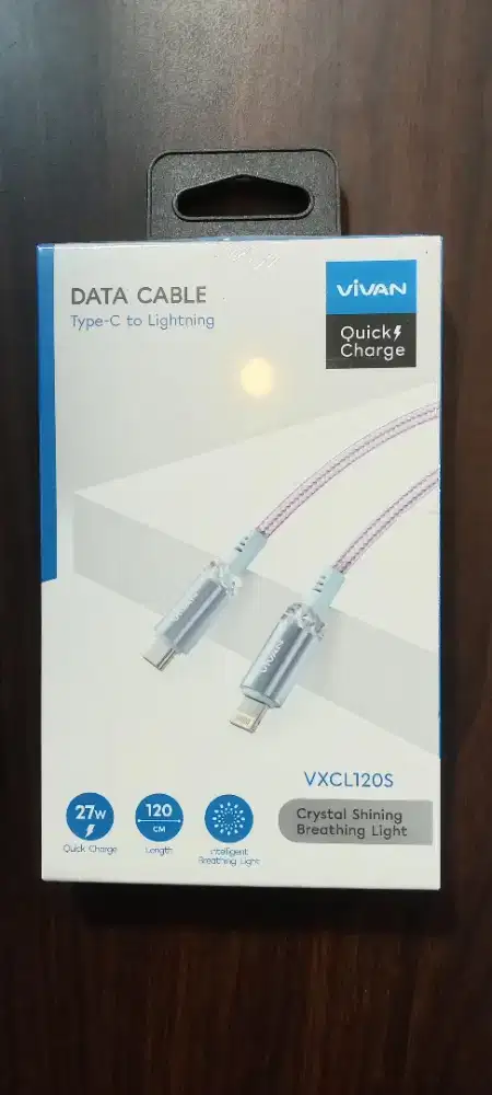 Vivan VCL120S Kabel Data Charger With Smart Digital Display QC