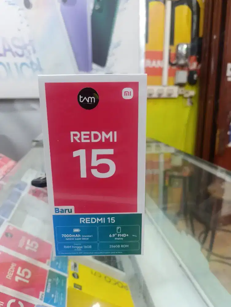 Redmi 15 8/256 new garansi resmi tam