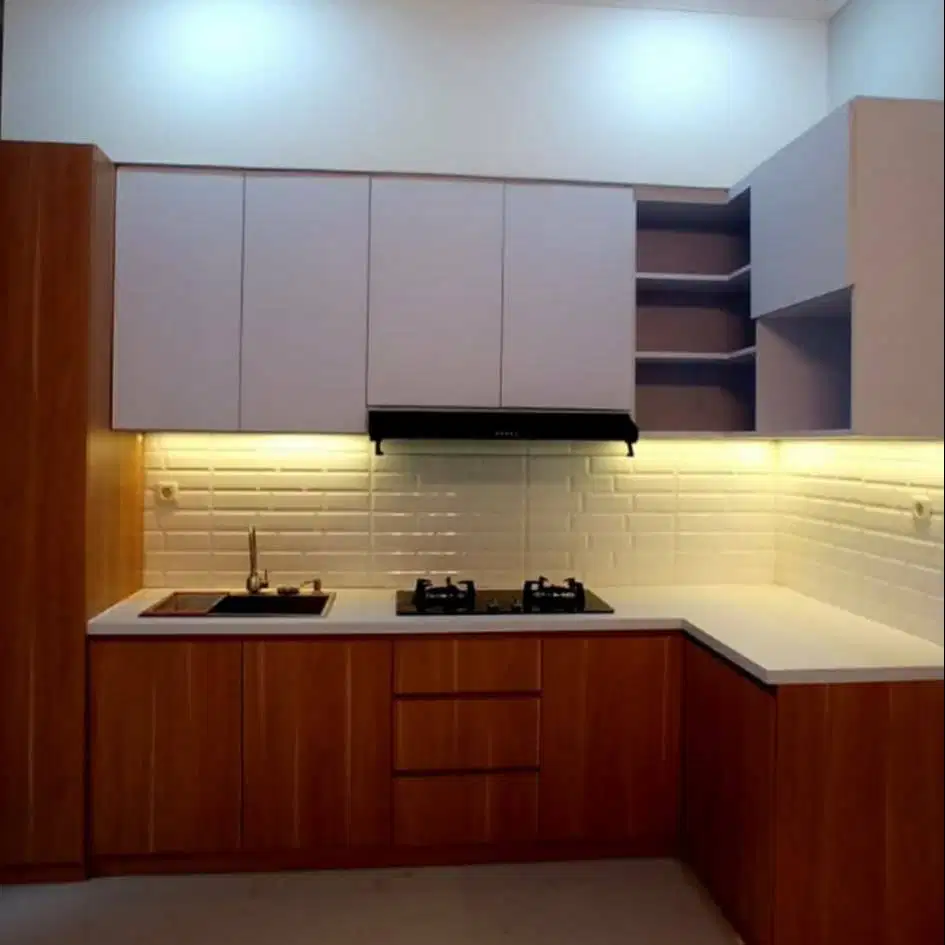 Custom Interior Kitchen Set, Backdrop TV, Lemari, Wardrobe, Kitchenset