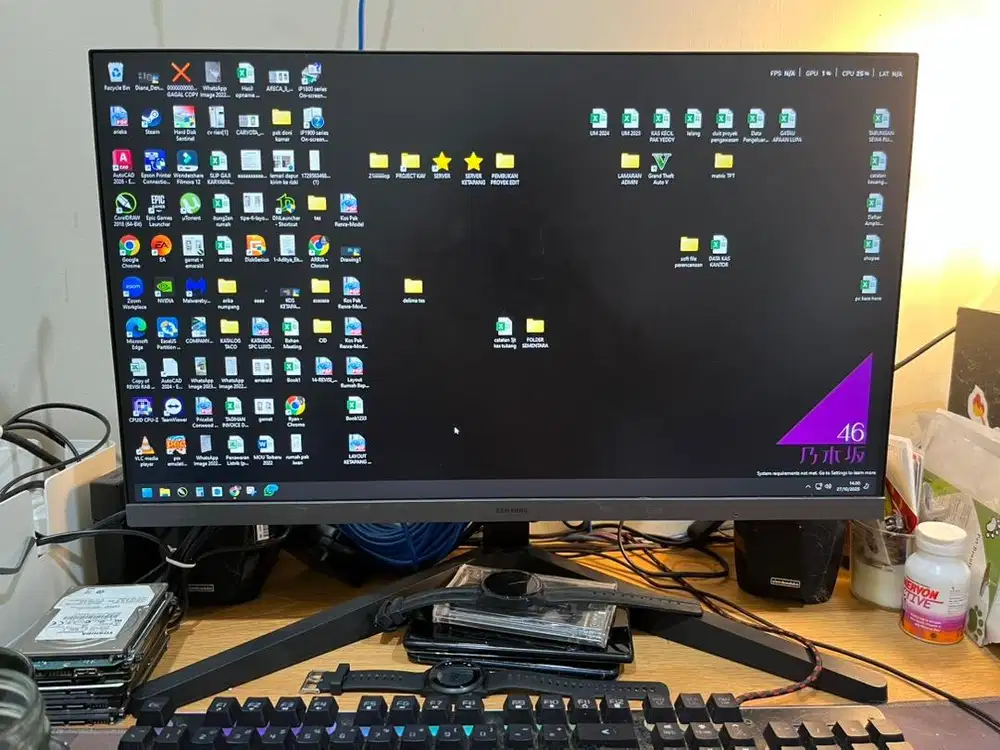 monitor samsung 24” garansi hidup