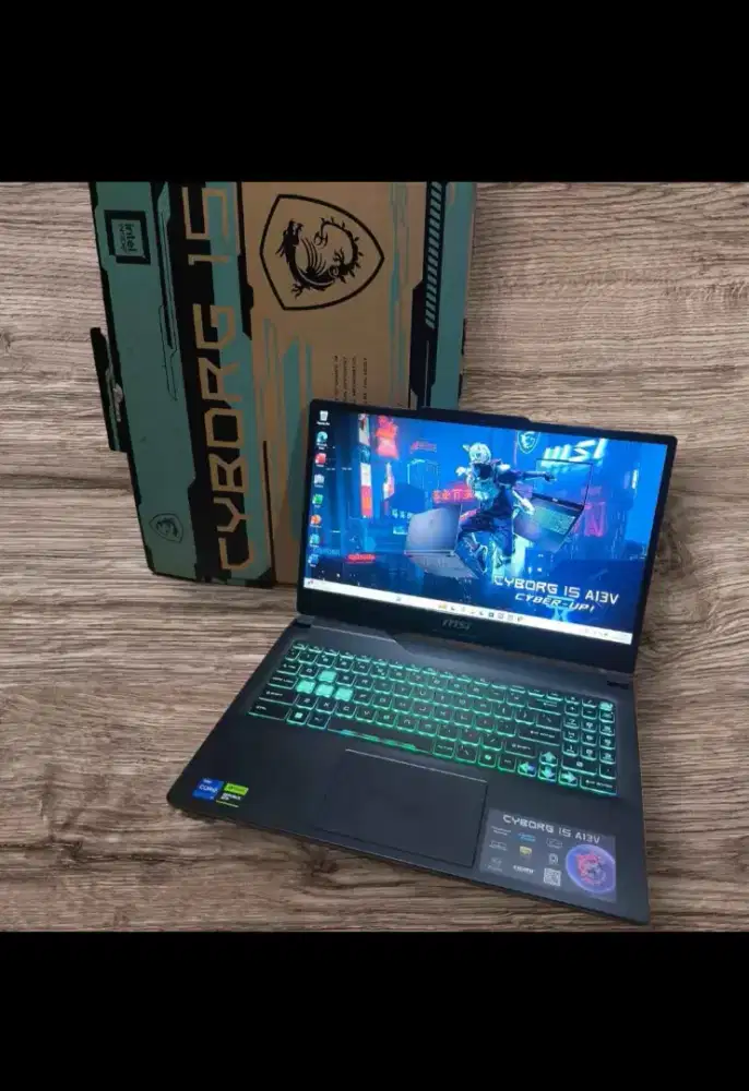 MSI KATANA Core i7 GEN 13 RAM 16GB SSD 512GB RTX 4050 Siap Gaming
