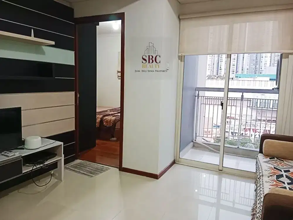 Disewakan Unit Apartemen Royal Mediterania Garden Residence Tipe 1 BR Kondisi Furnished Lokasi Strategis Dan Best View