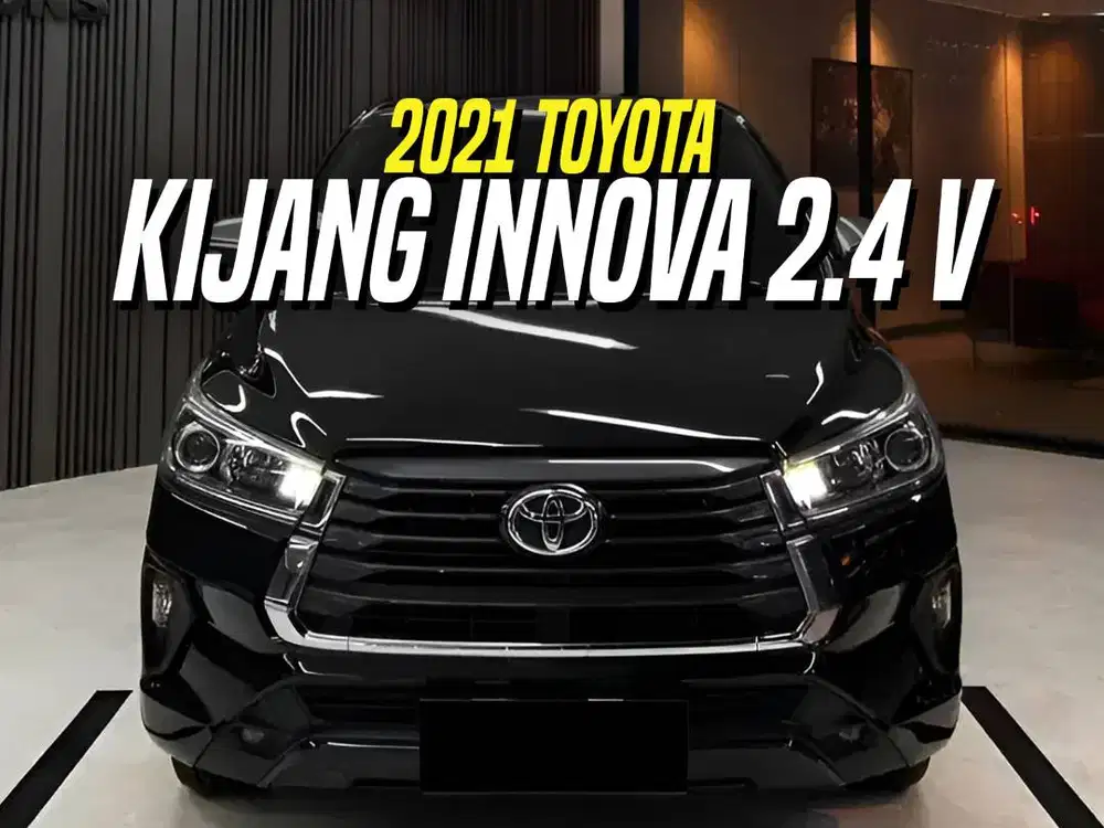 Toyota Kijang Innova 2.4 V Diesel 2021 Facelift Black Hitam