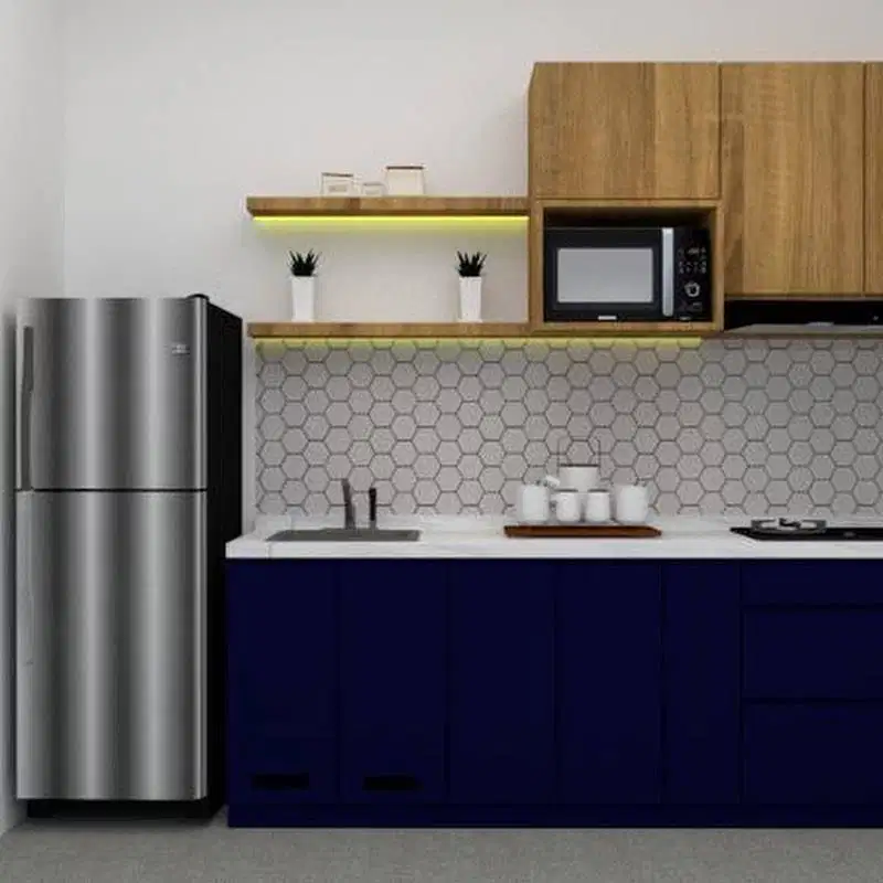 Custom Interior Kitchen Set, Backdrop TV, Lemari, Wardrobe, Kitchenset