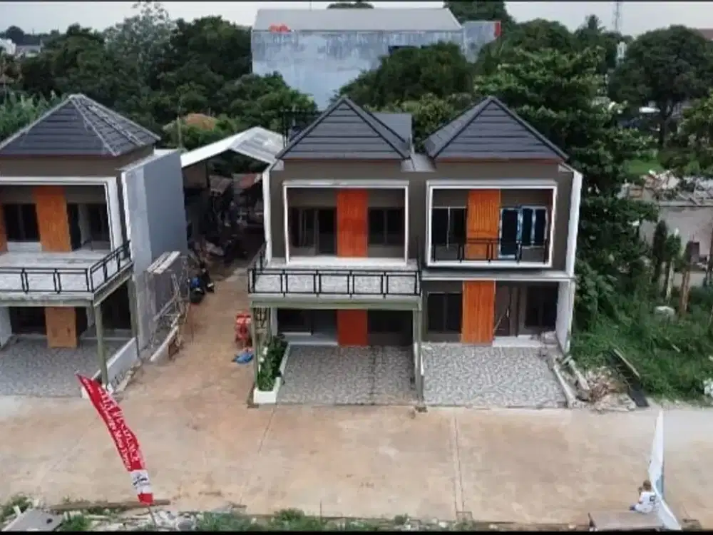 Rumah idaman lokasi pinggir jalan raya Jatiwarna Unit siap Huni