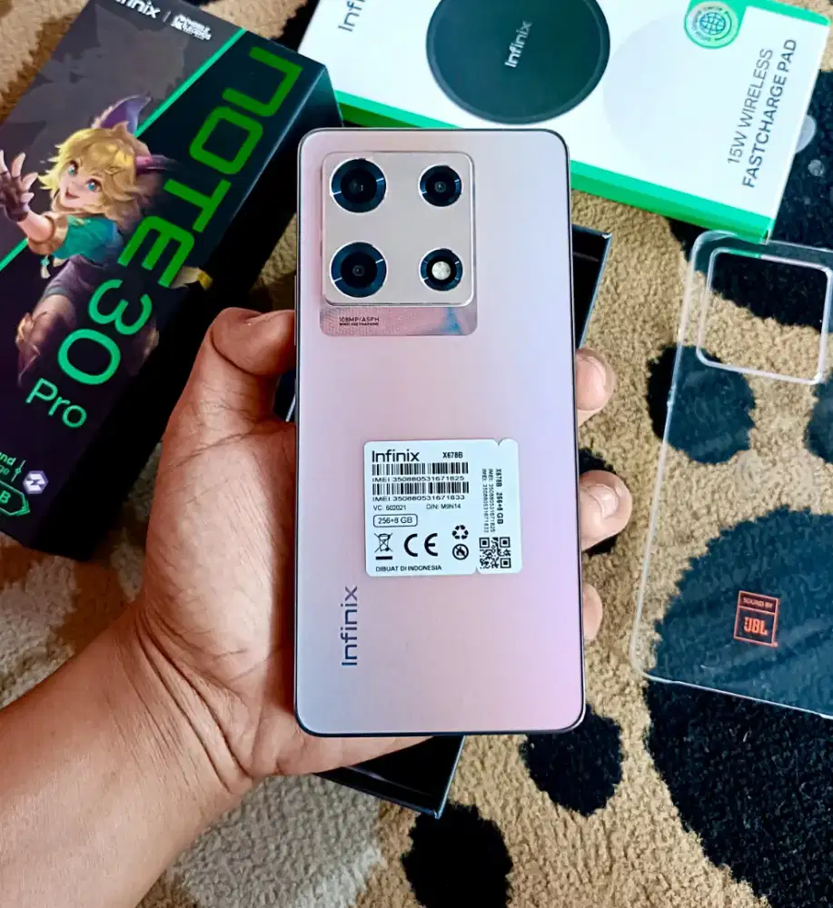 Infinix Note 30 Pro (8/256) Fullset ACC Fress Mulus Like New