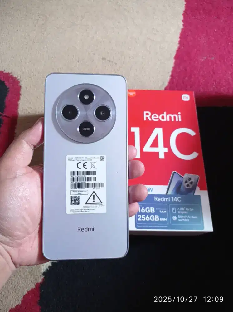 BISMILLAH REDMI 14C RAM 8/256 FULSET MULUS