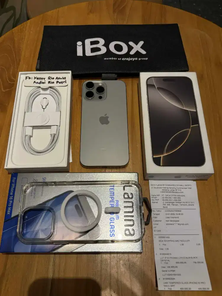 iPhone 16 Pro Max iBox like new